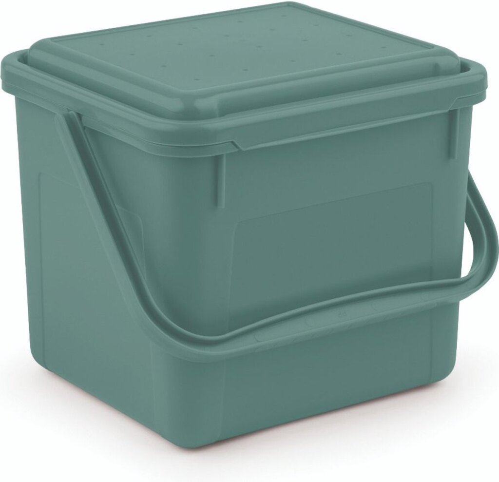 Rotho Abfallbehälter 4,5 l Bio Mistelgrün | 2 Stk
