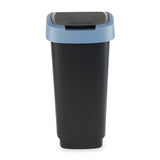 Rotho Twist Abfallbehälter 25l Horizontblau