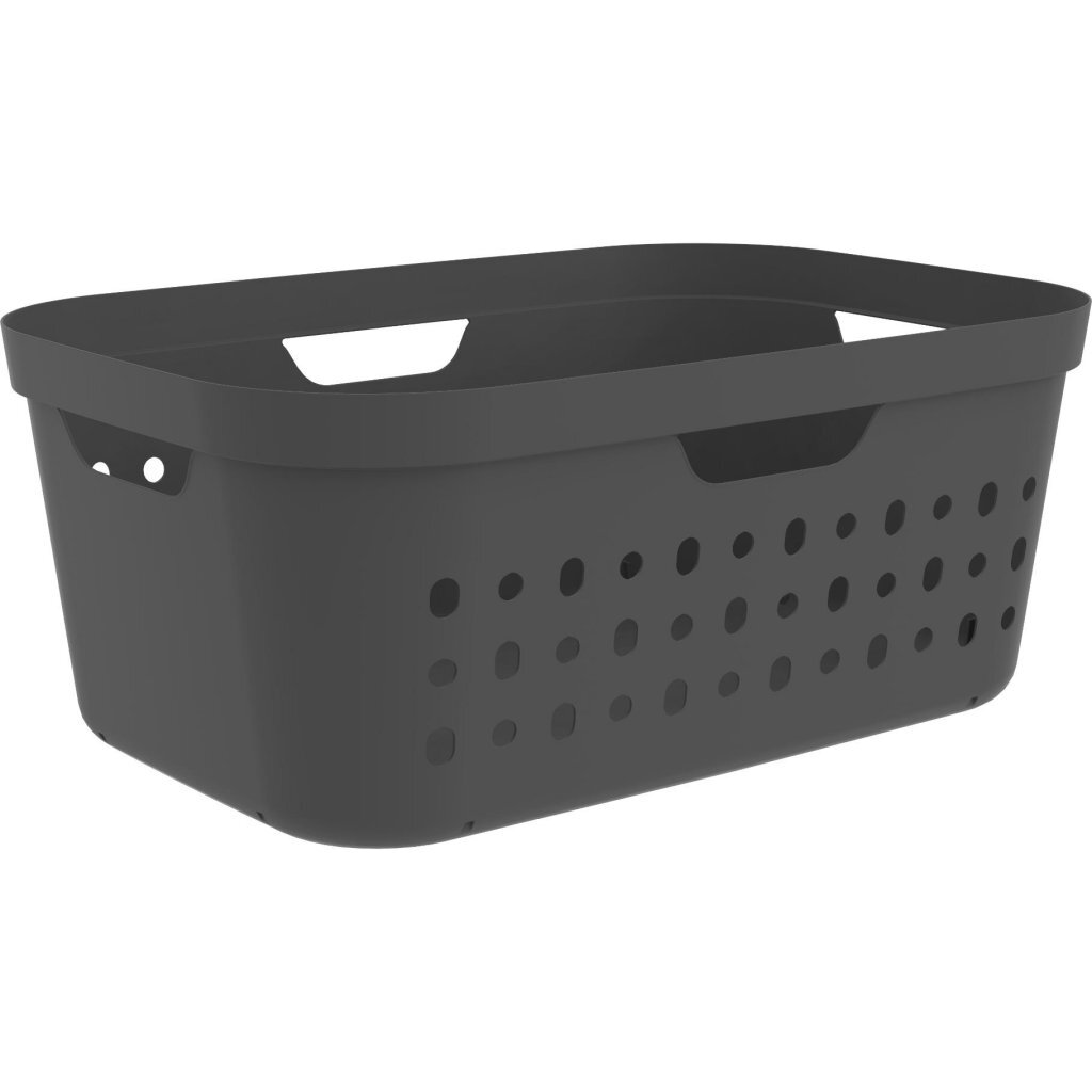 Rotho Wäschekorb 39 l Jona Anthrazit