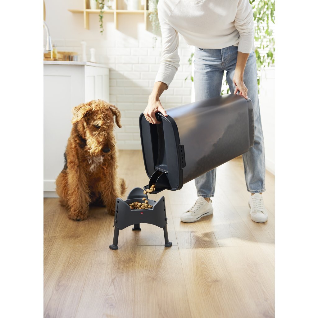 Rotho Cody Tierfutterbehälter 50l anthrazit transparent