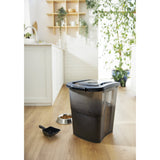 Rotho Archi Tierfutterbehälter 38l anthrazit transparent