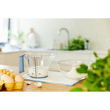 Rotho Loft-Messbecher 1,2l Horizontblau transparent