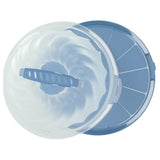 Rotho Gugelhupf Frischkuchendose Turban Horizont blau transparent