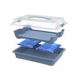 Rotho Fresh Party Butler Serviertablett Cool Horizon Blue