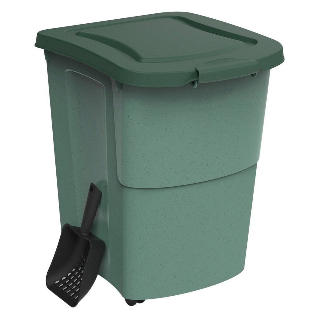 Rotho Mypet Futterbehälter + Schaufel 38l grün