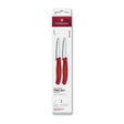 Victorinox Schälmesser 2 Stk. glatt 8cm rot