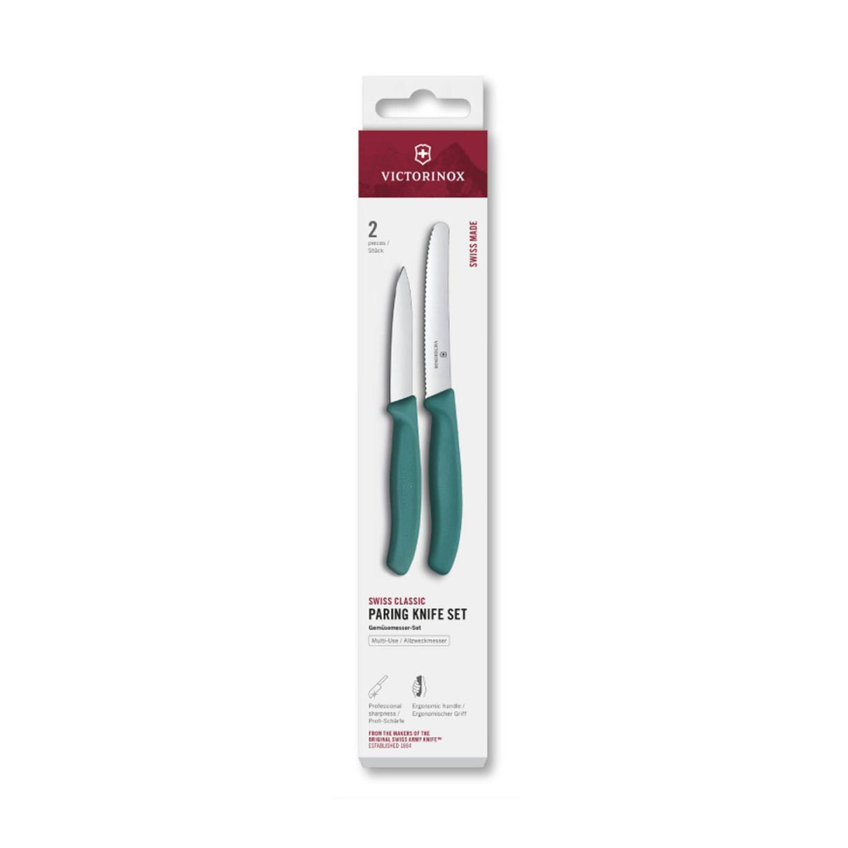 Victorinox Schälmesser Tischmesser 2 Stück grün