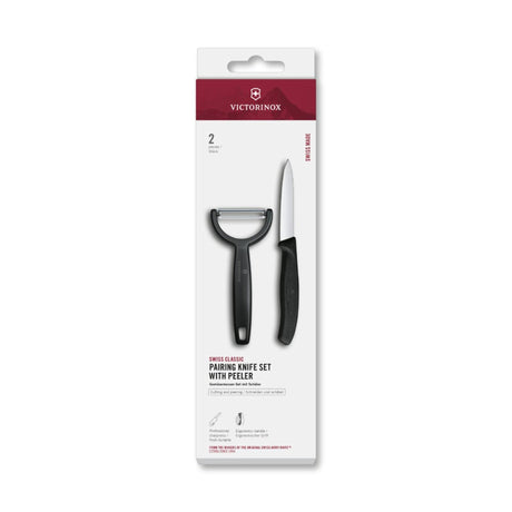 Victorinox Schälmesser + Y-Schäler schwarz