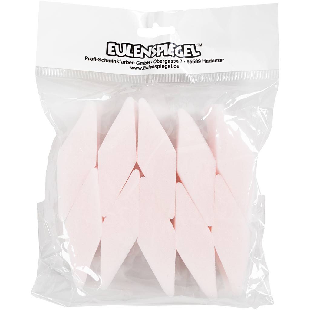 Eulenspiegel Make-up-Schwamm, 10 Stück, 1 Box