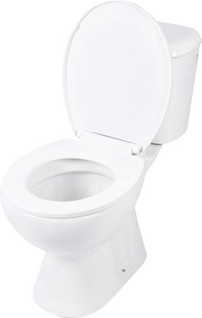 Differnz toiletpot staand met pk uitgang inclusief toiletbril wit