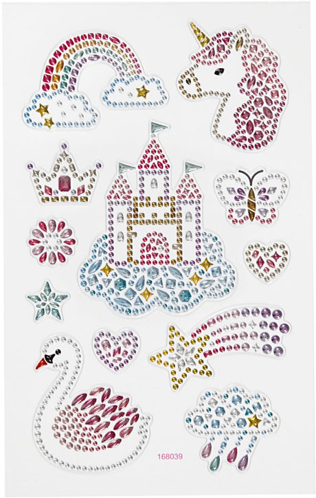 Kreativfirma Diamant Sticker Unicorn, 1 Blatt