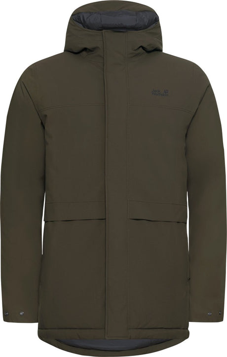 Jack Wolfskin Cold Camp Coat M Herren Outdoorjacke – Obsidian Moss