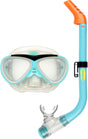 Waimea Taucherbrille mit Schnorchel – Kinder – Blau – Wasserablassventil Einheitsgröße