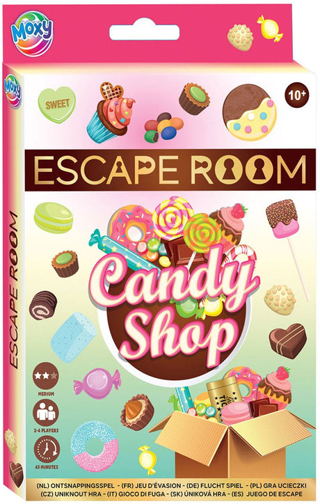 Kreatives Bastelgruppen-Escape-Room-Süßwarenladen-Escape-Spiel