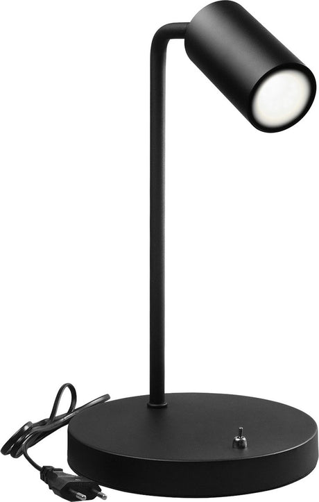Maclean – Schreibtischlampe – Ein-Aus-Schalter – 55 x 90 mm – GU10 – Schwarz