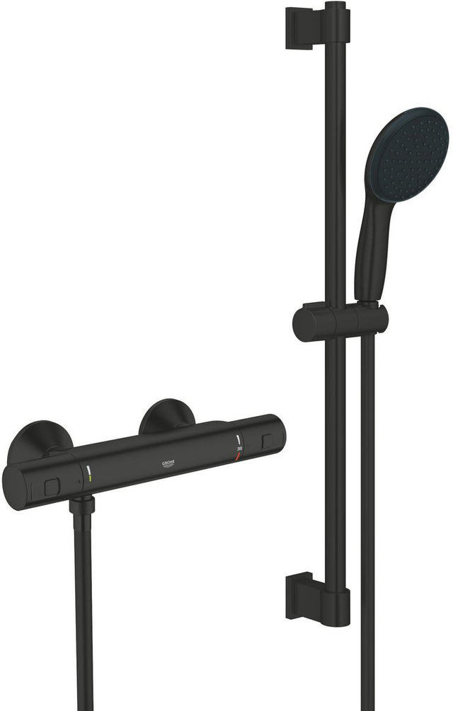 Grohe quickfix precision start doucheset - veiligheidsfuncties - waterbesparend - matte black