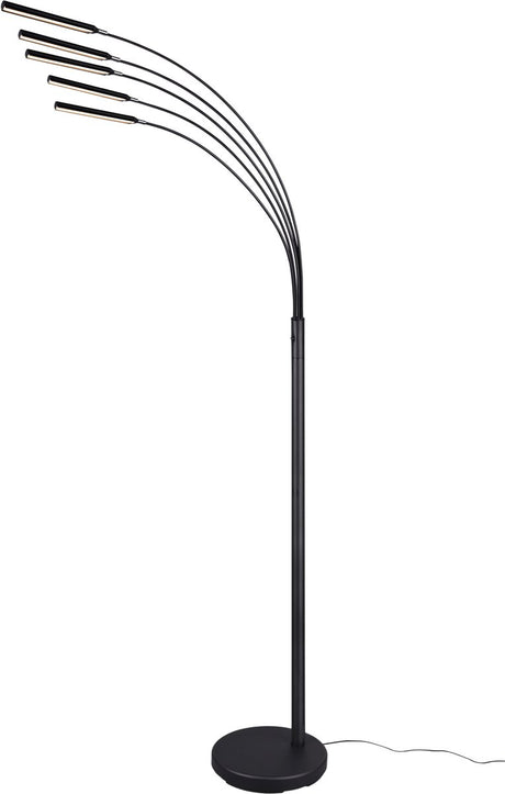 Rl Live Your Light Reality Reed - Stehleuchte - Schwarz matt - inkl. 5x SMD 3,5W - Osram Leuchtmittel - Beleuchtung nach oben und unten - nicht dimmbar