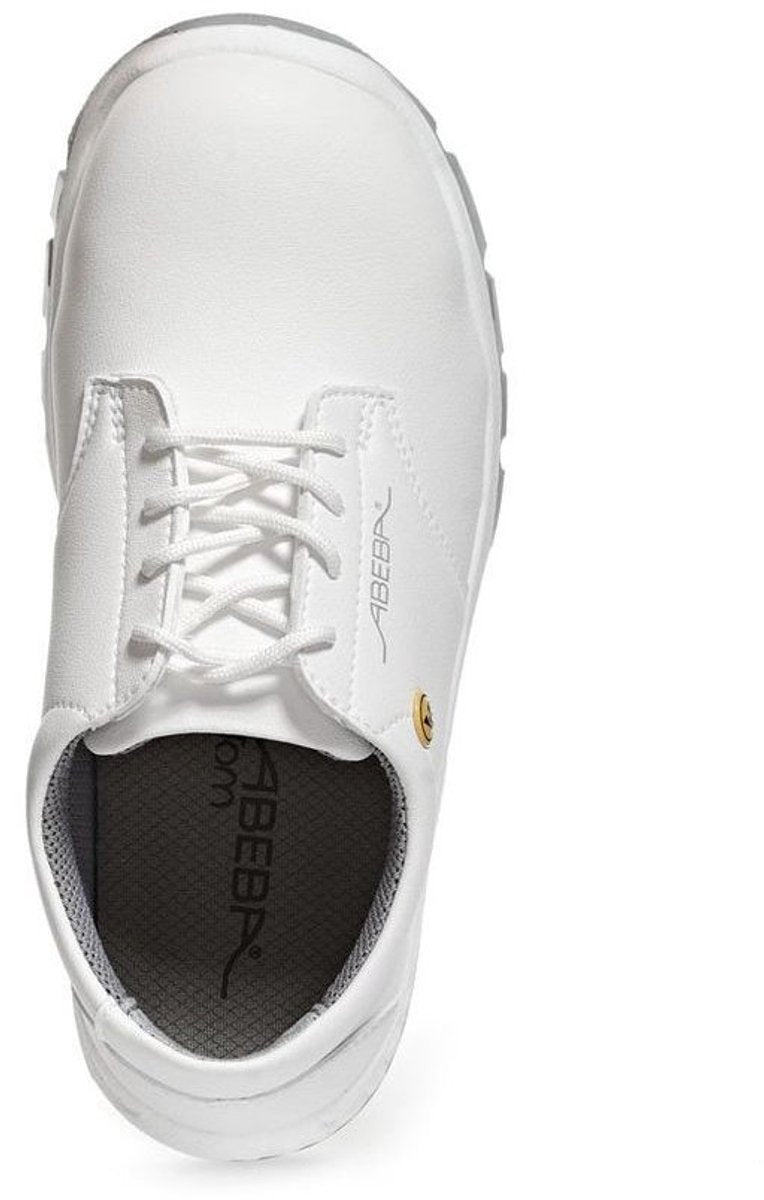 Abeba 32131 s2 Arbeitsstiefel | niedriges Modell | Damen Herren | weiß | mit Stahlkappe | esd | Größe 48