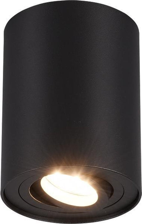Trio cookie - Deckenleuchte - schwarz matt - exkl. Leuchtmittel 1x gu10 35w