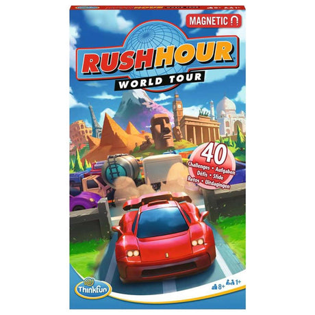 Ravensburger Denkspiel „Thinkfun Rush Hour World Tour“.
