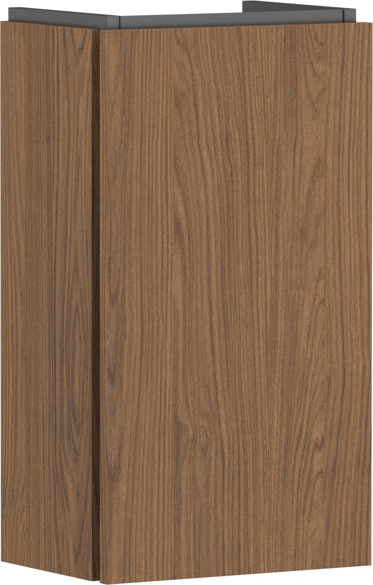 Hansgrohe xilesa e – Badmöbel – Größe 340 x 240 mm – für Brunnen – Scharnier links – Kaschmir-Eiche