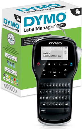 Dymo Etikettenmanager LM280 S0968950 102x205x57mm Schwarz Silber