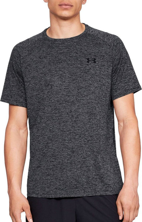Under Armour UA Tech 2.0 SS Tee-BLK Herren-Sportshirt – Schwarz