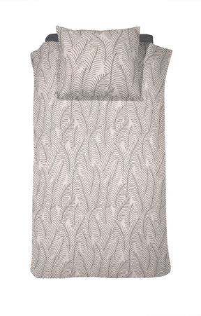 Damai bellezza - dekbedovertrek - satijn - 140x200 220 cm - cream + 1 kussensloop 60x70