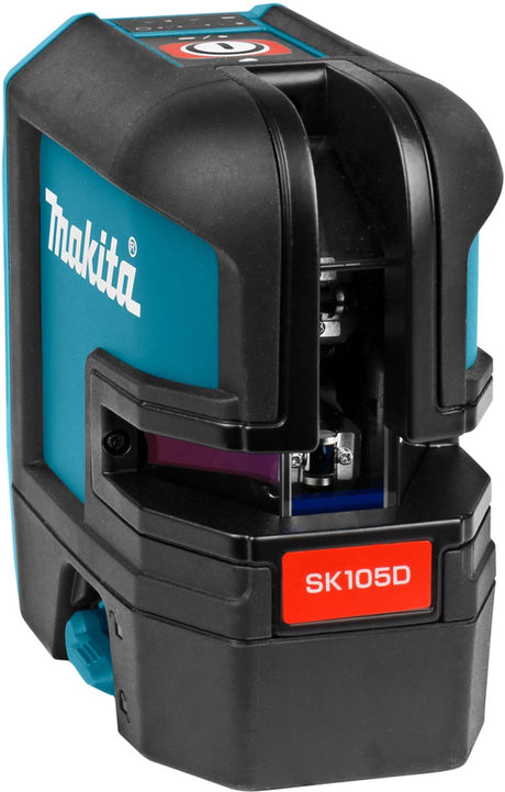 Makita sk105dz Kreuzlinienlaser rot ohne Akkus und Ladegerät, im Karton mit Tasche – sk105dz