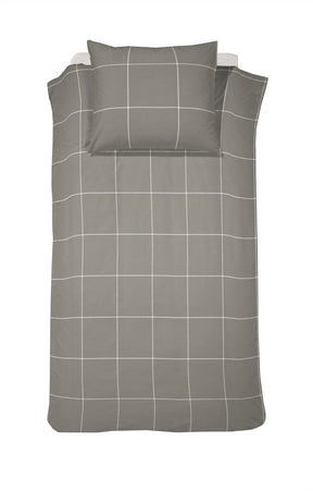 Cinderella robyn - dekbedovertrek - satijn - 140x200 220 cm - taupe + 1 kussensloop 60x70