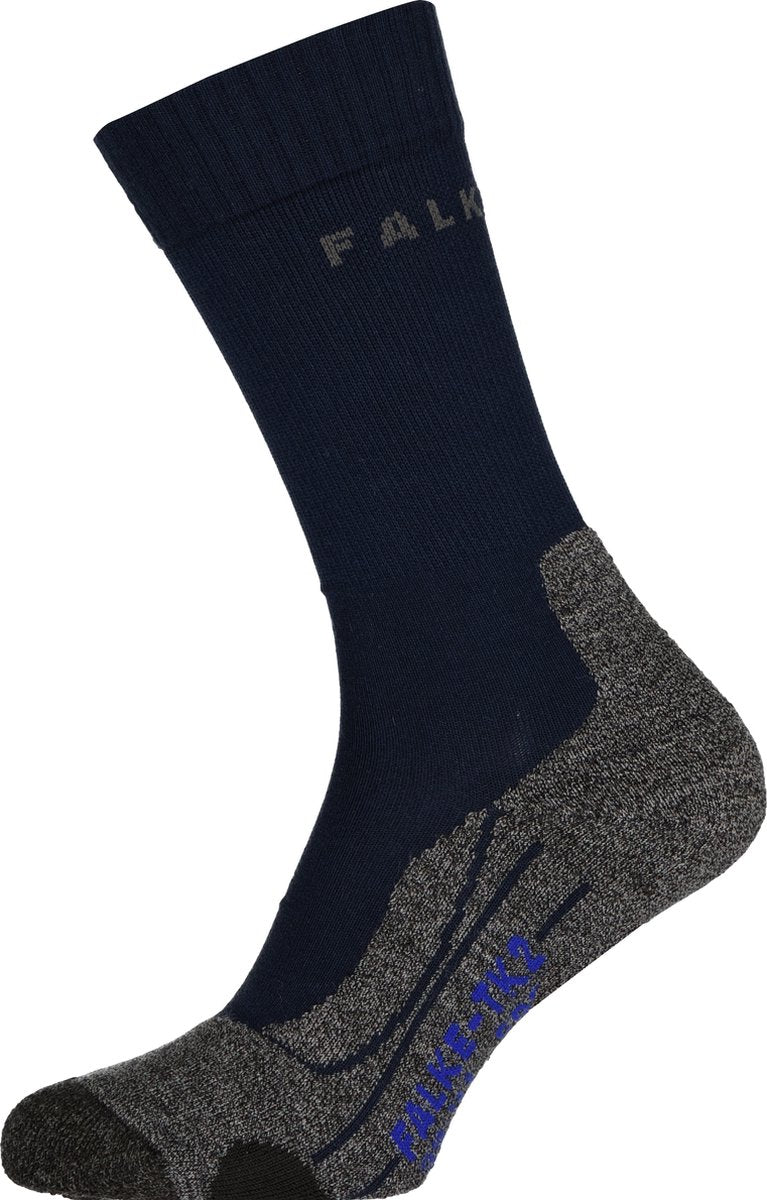 Falke TK2 Cool Anti-Blister Wandersocken aus dickem Lyocell-Funktionsmaterial Herren Blau - Größe 39-41