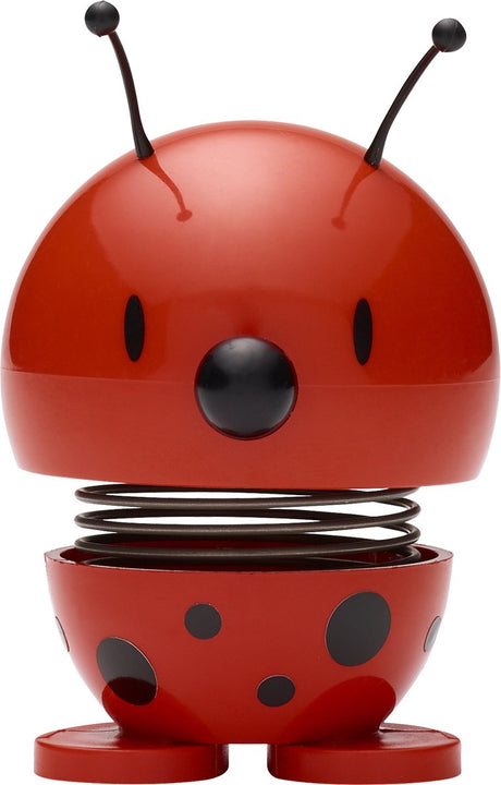 Hoptimist ladybird 4,5 x 5,8 x 6,8 cm red