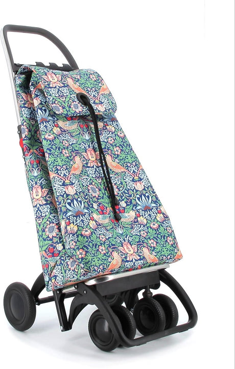 Rolser winkelwagen boodschappentrolley logic tour i-max mf birds (43 l) 2 4 wielen - opvouwbaar - richtingswielen