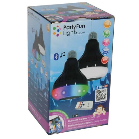 Kotronic Party Fun Lights Discolampe mit Bluetooth-Lautsprecher