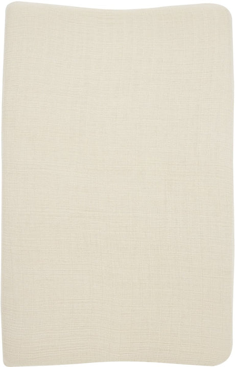 Meyco Baby Uni Wickelauflagenbezug – vorgewaschen, hydrophil – weicher Sand – 50 x 70 cm