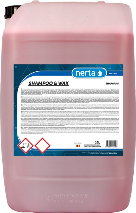Nerta Shampoo Wachs – Autoshampoo mit Wachs – Autowachs – 5 Liter