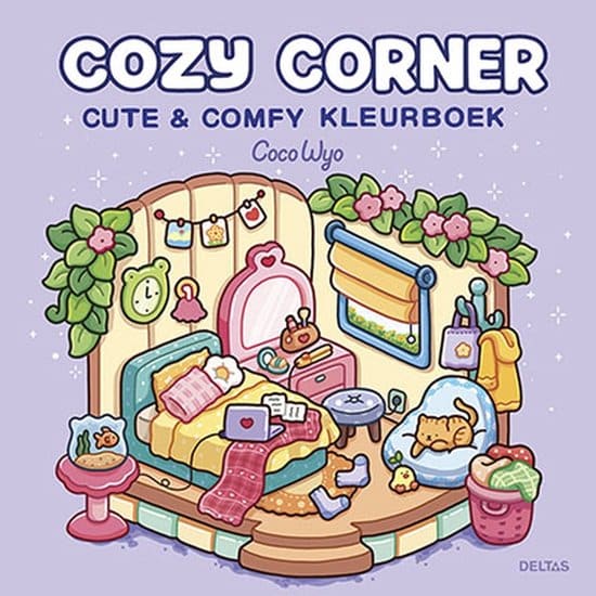 Deltas cozy corner cute comfy kleurboek coco wyo