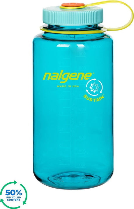Nalgene – Weithalsflasche – Trinkflasche – Wasserflasche – auslaufsicher – 1000 ml – BPA-frei – nachhaltig – himmelblau