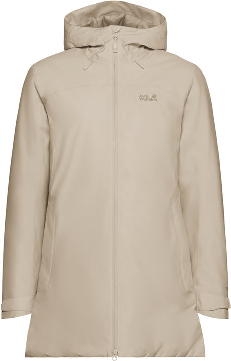 Jack wolfskin heidelstein 2 ins jkt w dames outdoorjas - oyster l