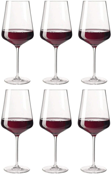 Leonardo puccini rode wijnglas 750 ml - set 6
