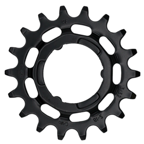 KMC -Ausrüstung Shimano schmal 18t hinten schwarz