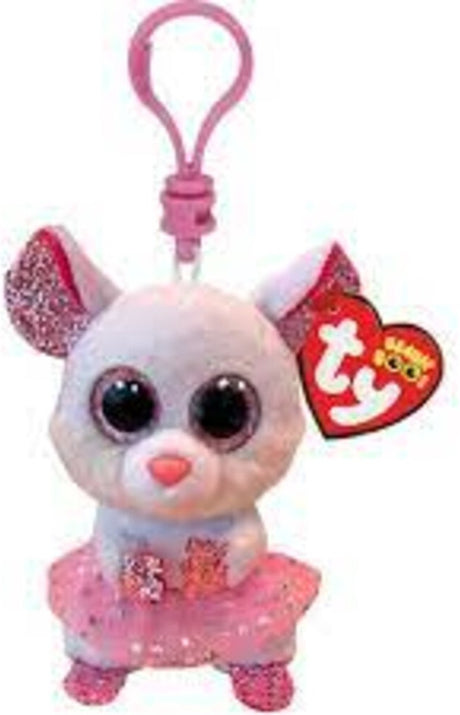 Ty Beanie Boo's Clip Nina Mouse, 7 cm