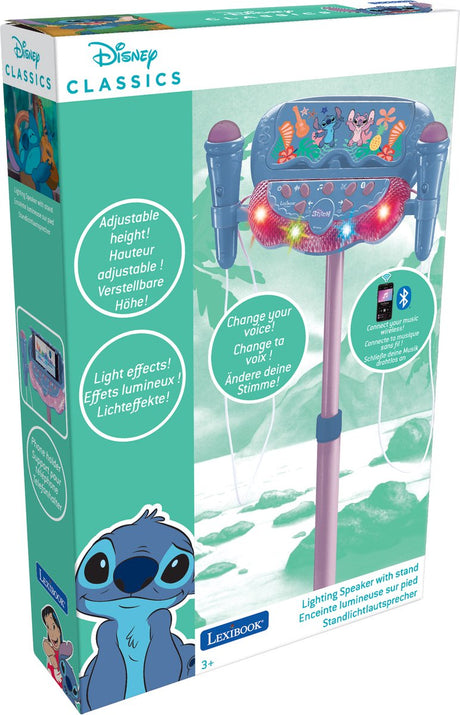 Lexibook – Disney Stitch – BT Standmikrofon mit 2 Mikrofonen