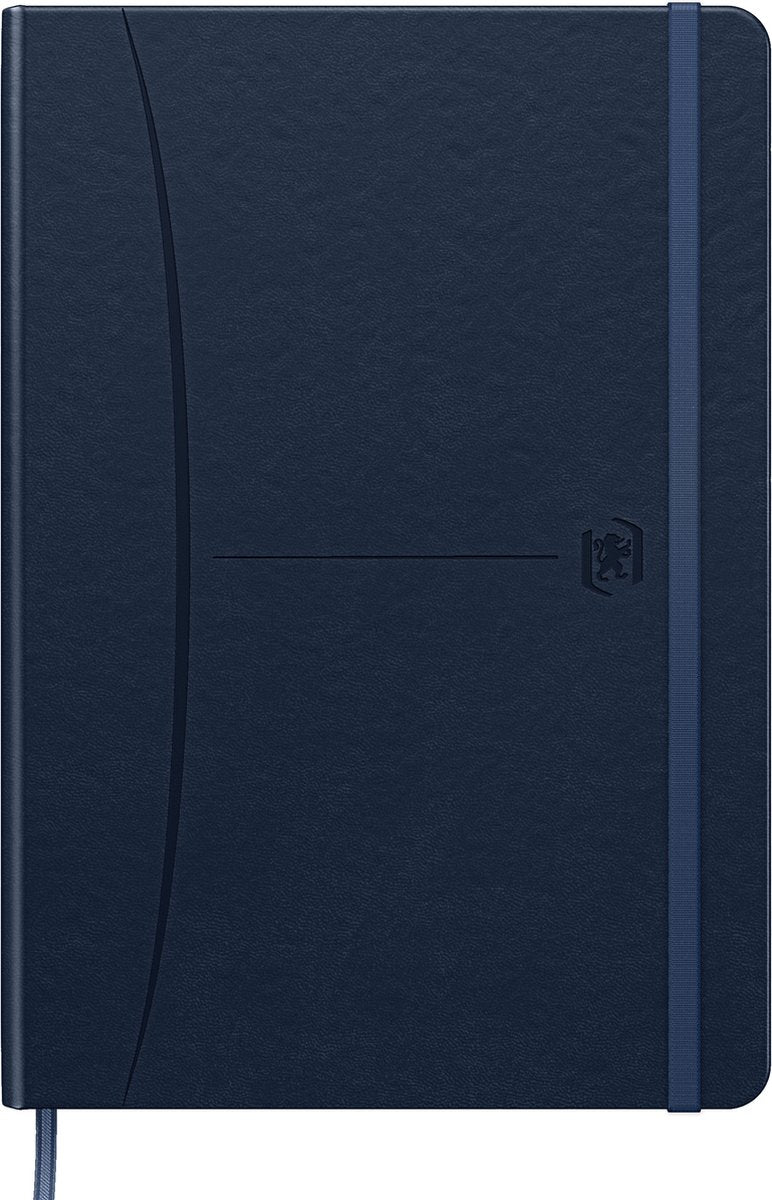 Oxford-Signatur – Notizbuch – A5 – kariert 5 mm – 80 Blatt – blau