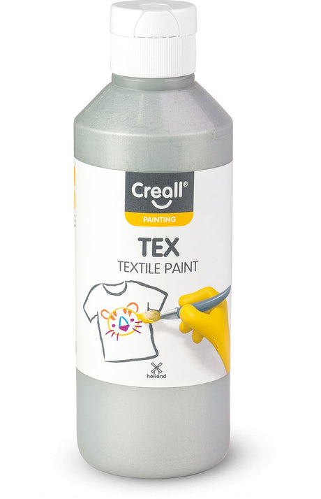 Creall Textilfarbe Silber, 250ml