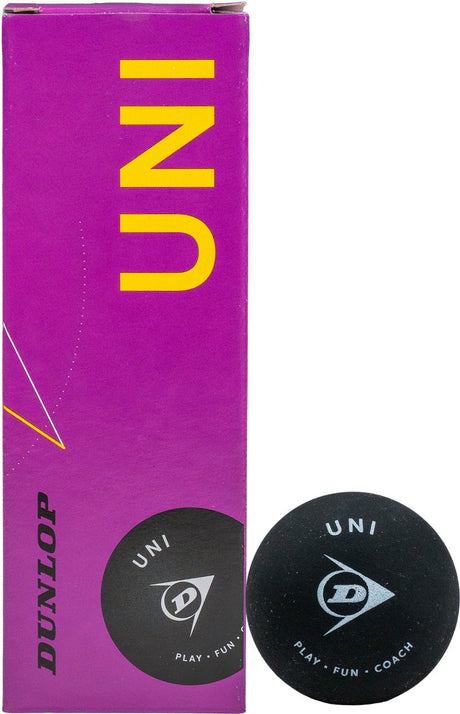 Dunlop - squash balls- uni 3 ball box- black