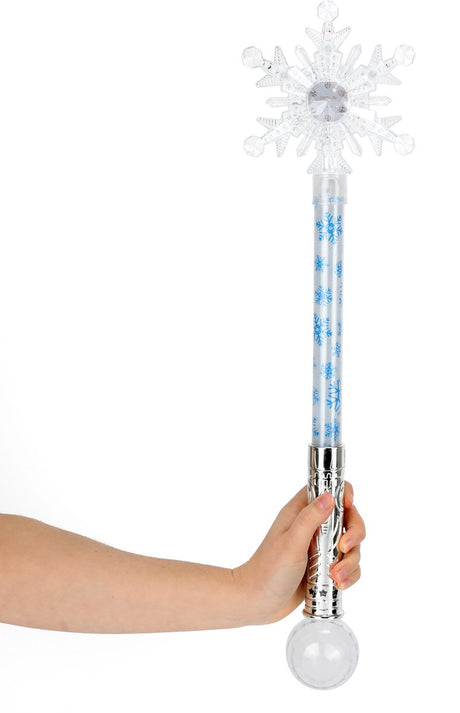 Toi-Toys Ice Princess Magic Zauberstab Schneeflocken mit Licht