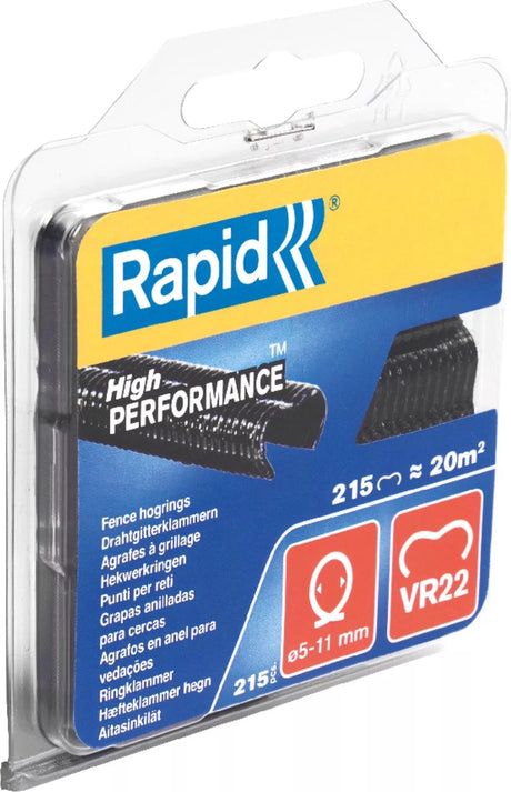 Rapid vr22 hek ringkrammen zwart - 40108804