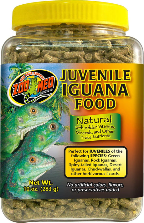 Zoomed Zoo Med All Natural Iguana Food Juvenile – Futter für junge Leguane – 283 g