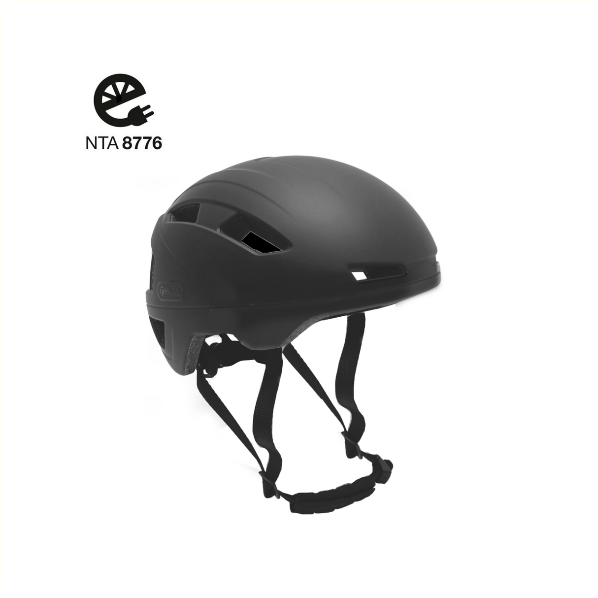 Helm 59-61 cm Unisex mattschwarz Größe L